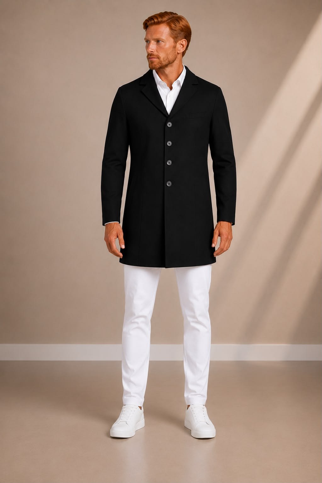 Jaleco Masculino Slim de Alfaiataria · REF 074