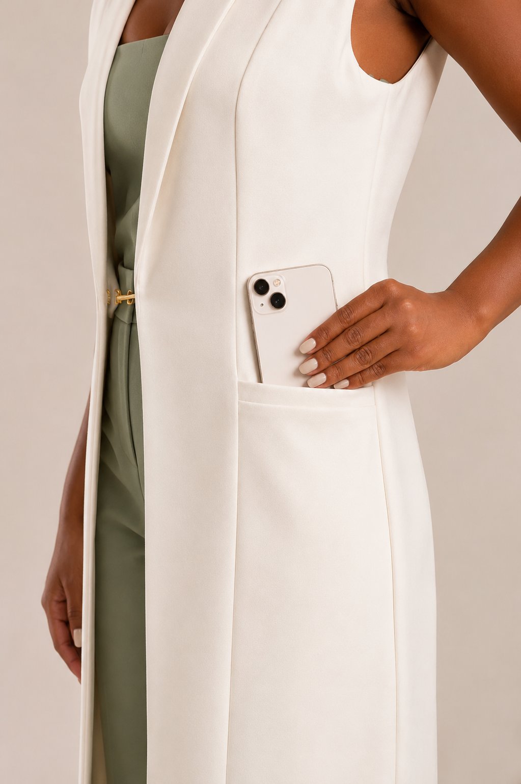 Jaleco Luxo com Bolsos — imagem 2