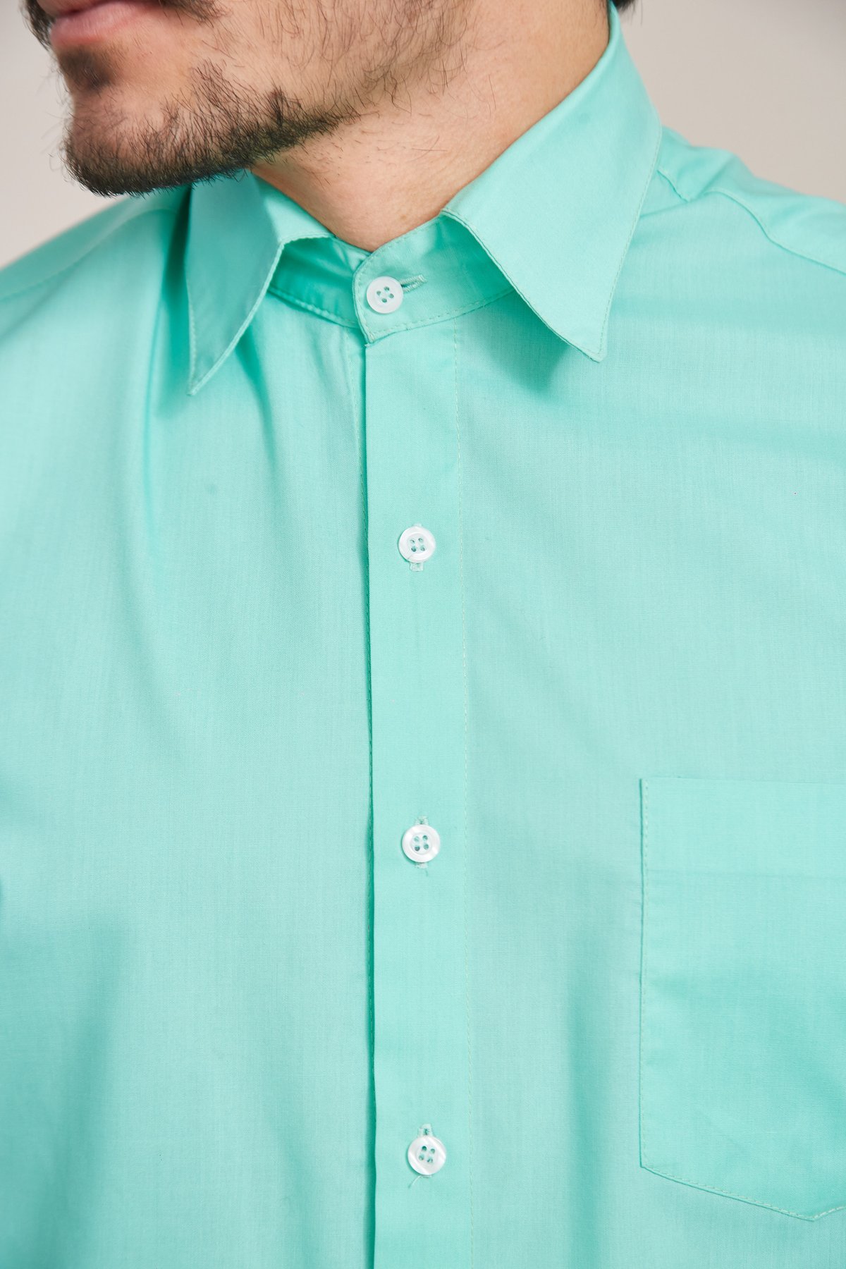 Camisa Social Masculina Manga Curta Tradicional — imagem 3