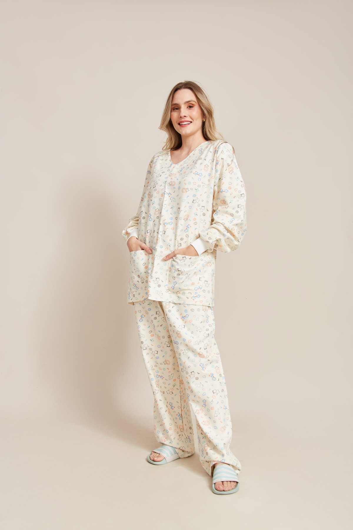 Pijama Unissex com Punho — imagem 3