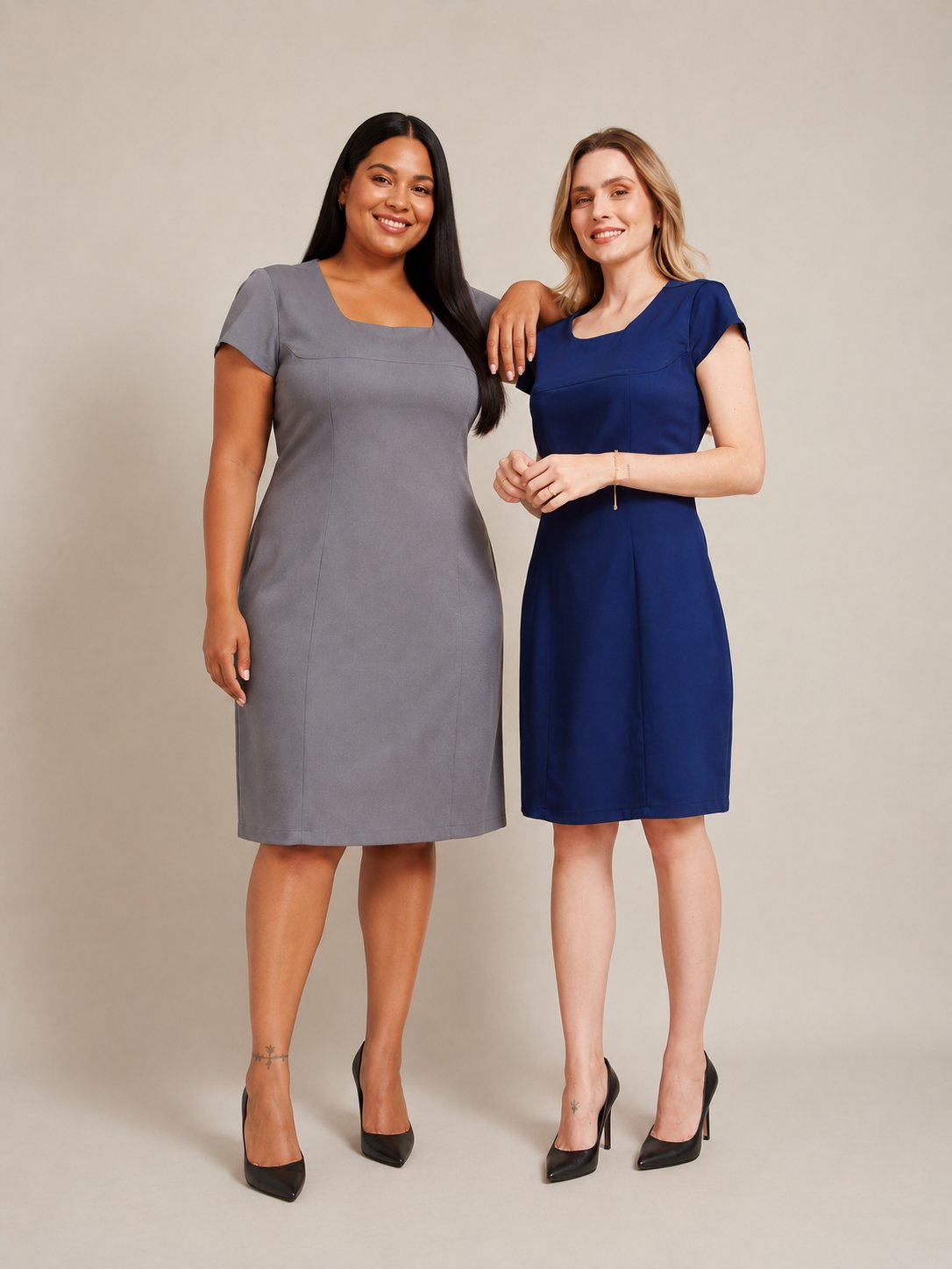 Vestido Social com Zíper — imagem 2