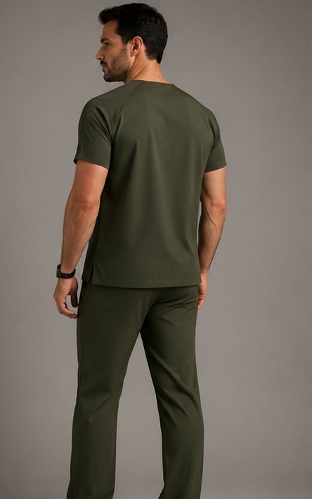 Conjunto Scrub Masculino Gola Entalhada — imagem 3