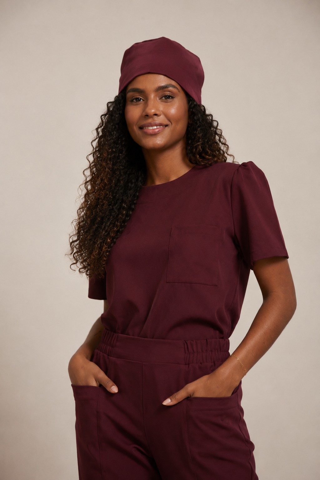 Calça feminina de cós elástico — imagem 2