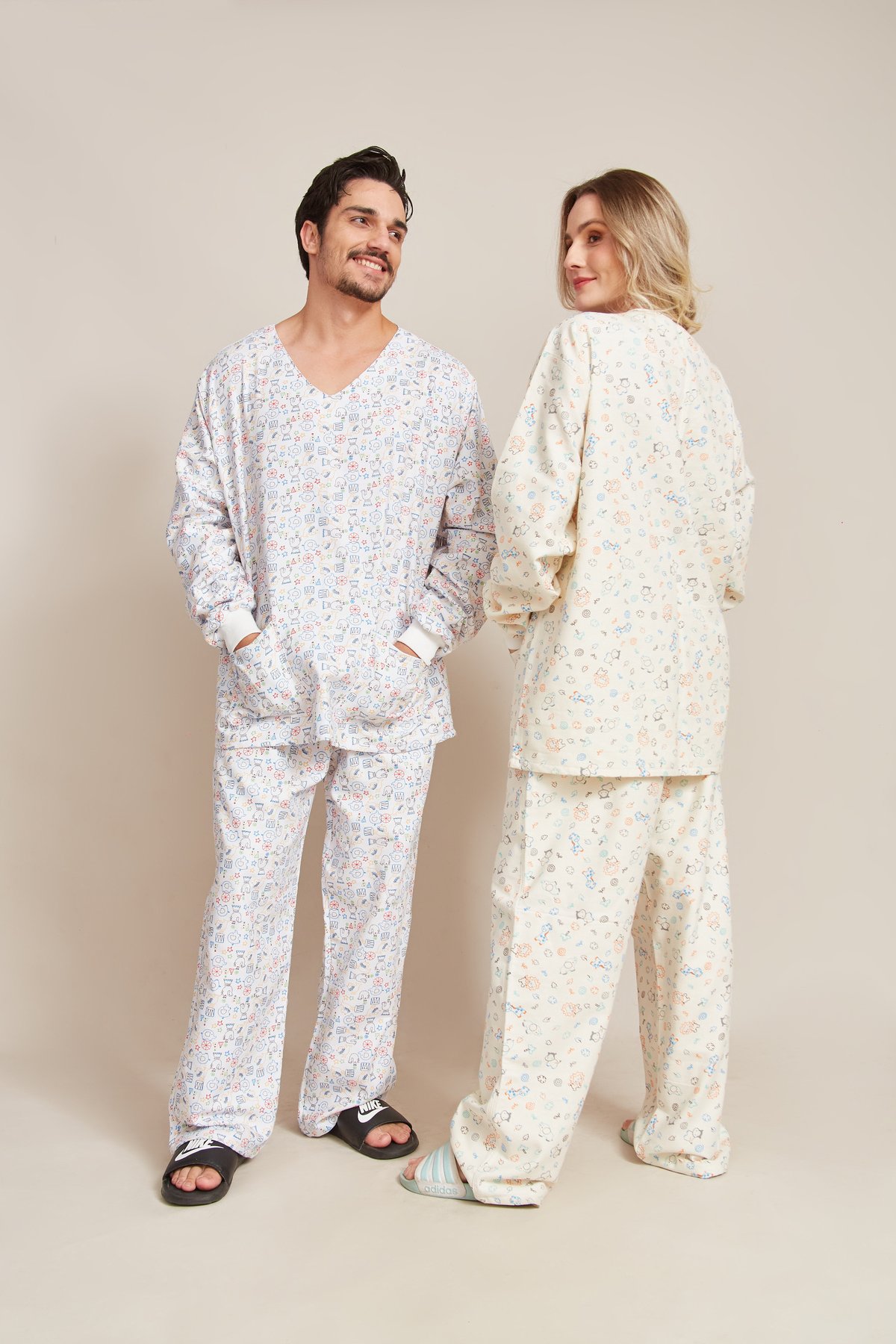 Pijama Unissex com Punho — imagem 4